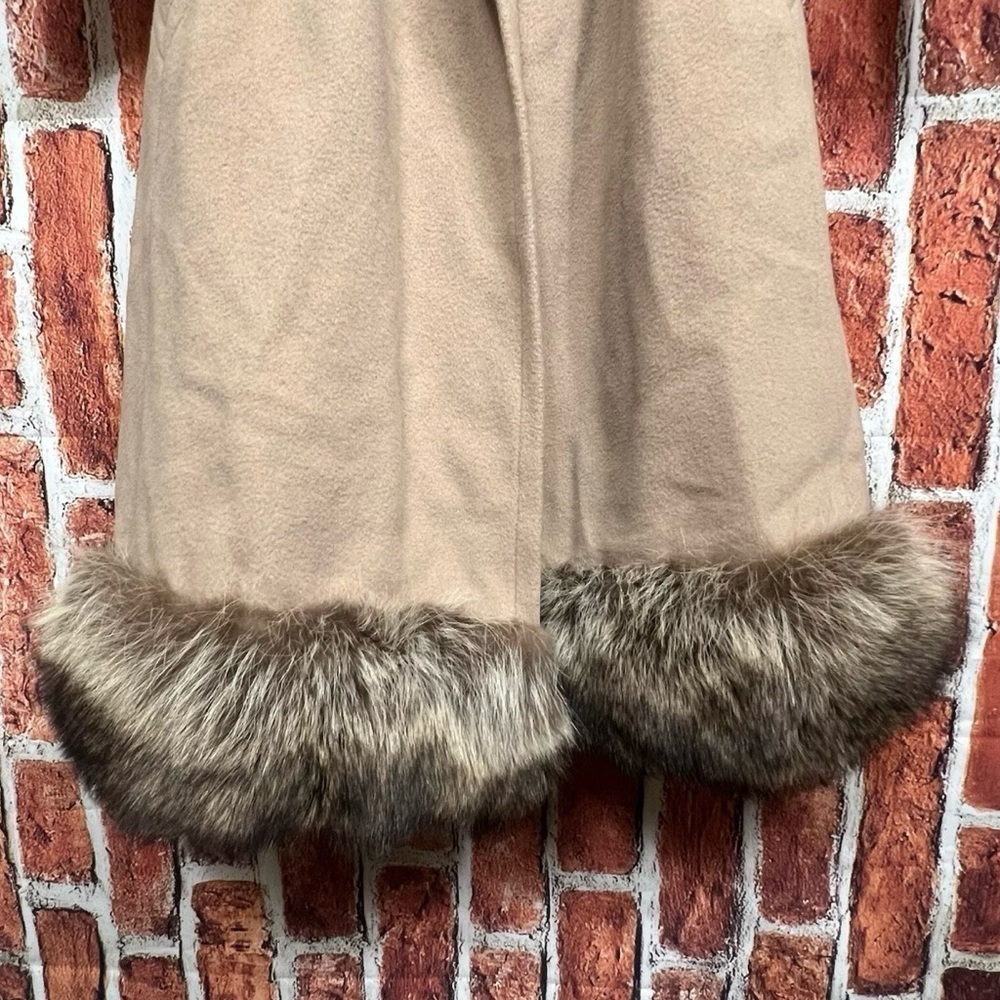 The American Way Women’s Wool Coat with Fur Collar – Vintage Rare - Picture 3 of 15